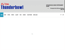 Tablet Screenshot of newyorkthunderbowl.com